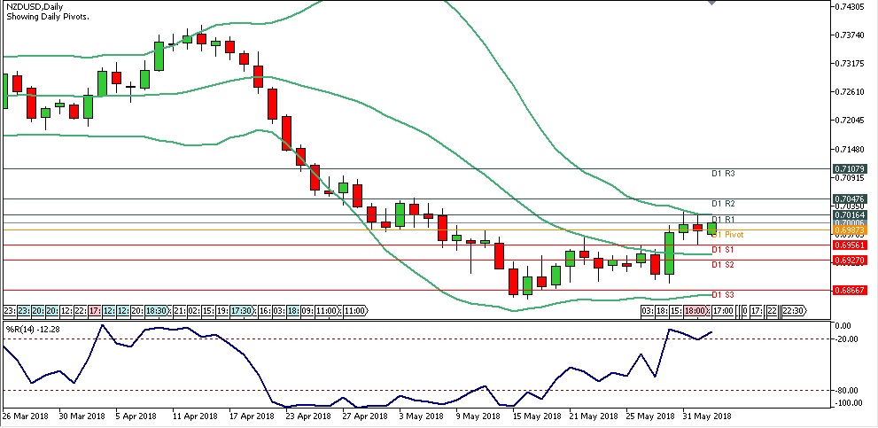 Analisa Forex Harian NZDUSD Senin Tanggal 4 Juni 2018 chart